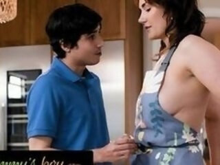 MOM'S MAN - Super-Naughty COUGAR Siri Dahl's Caught Nude in the Kitchen! Perv Son-In-Law Boned Her Rock Hard!